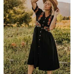 Gorgeous embroidered dress- NWT